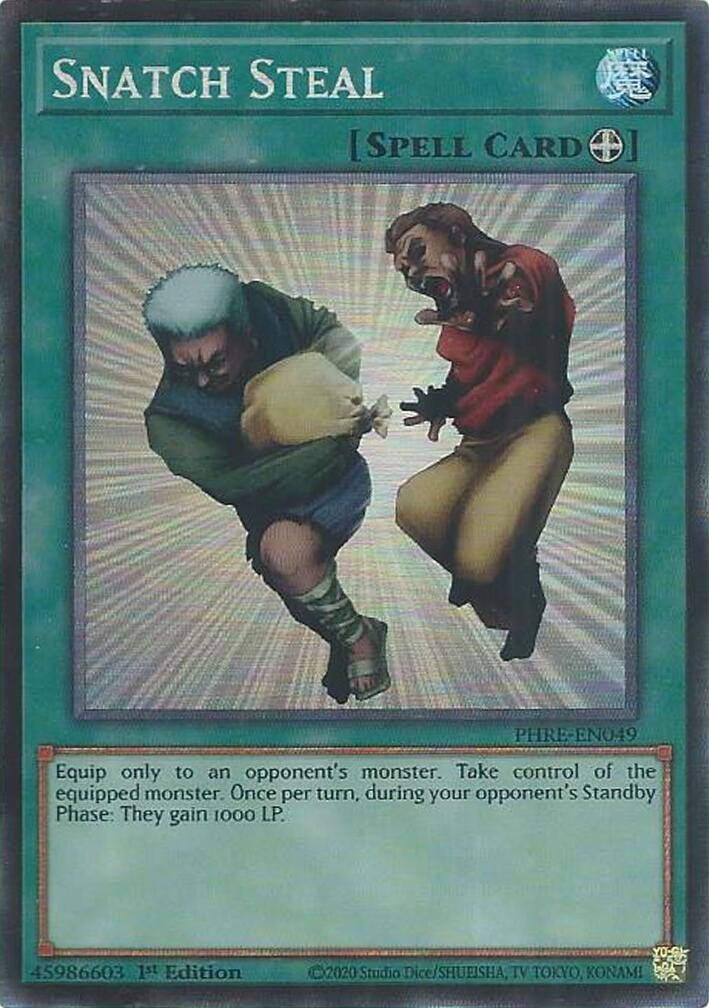 Snatch Steal (CR) [PHRE-EN049] Collector's Rare | Total Play