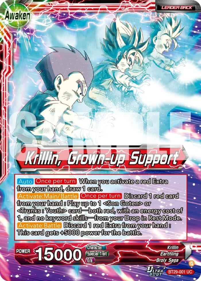 Krillin // Krillin, Grown-up Support (BT29-001) [Fearsome Rivals] | Total Play