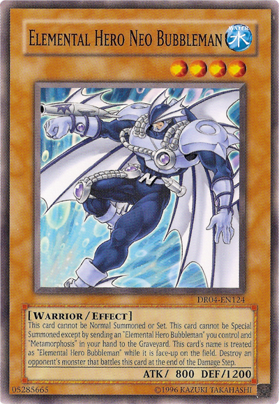 Elemental Hero Neo Bubbleman [DR04-EN124] Common | Total Play