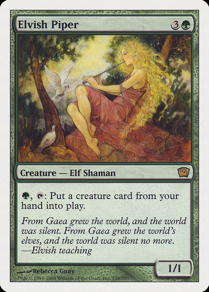 Elvish Piper [Ninth Edition] | Total Play