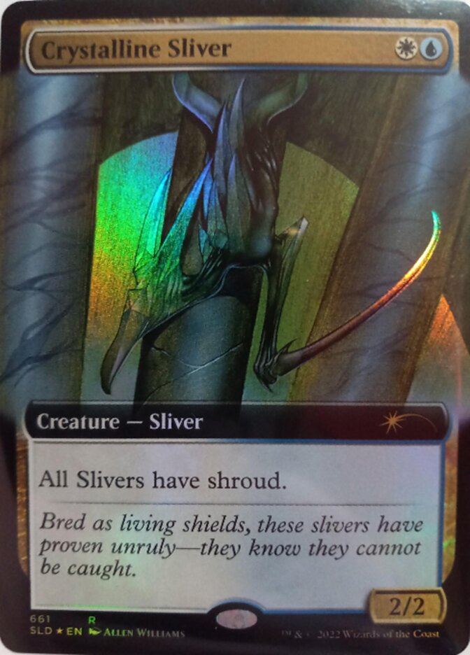 Crystalline Sliver (Extended Art) [Secret Lair Drop Promos] | Total Play