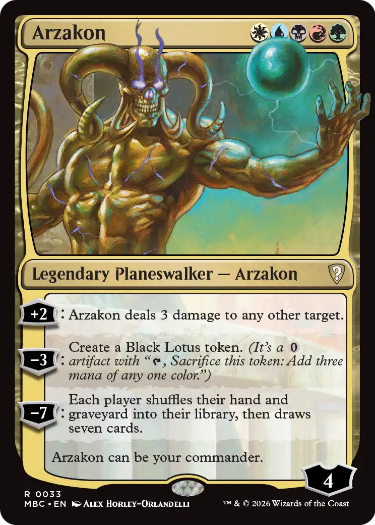 Arzakon [Mystery Booster: Commander Edition] | Total Play