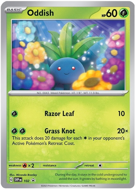 Oddish (102) [Scarlet & Violet: Black Star Promos] | Total Play