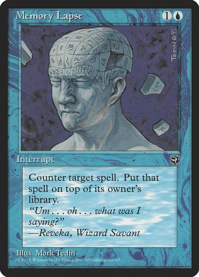 Memory Lapse (Reveka Flavor Text) [Homelands] | Total Play