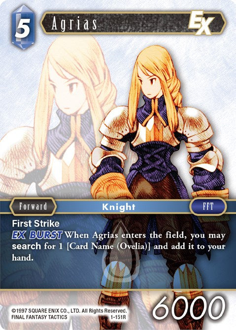 Agrias EX [Opus I] | Total Play