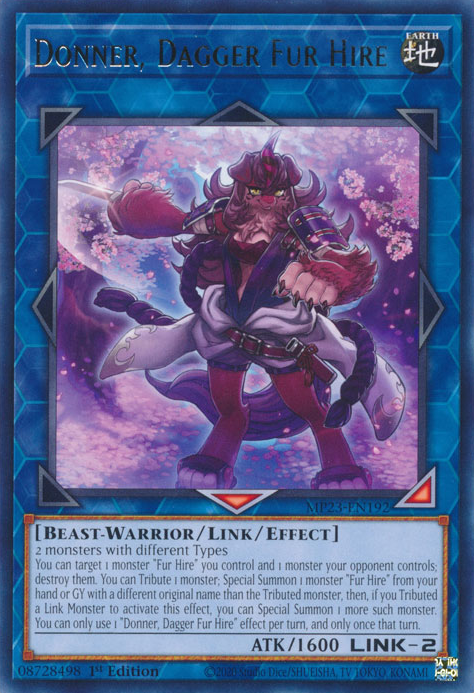 Donner, Dagger Fur Hire [MP23-EN192] Rare | Total Play