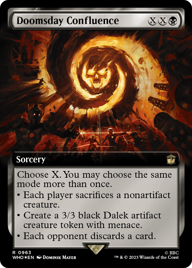 Doomsday Confluence (Extended Art) (Surge Foil) [Doctor Who] | Total Play