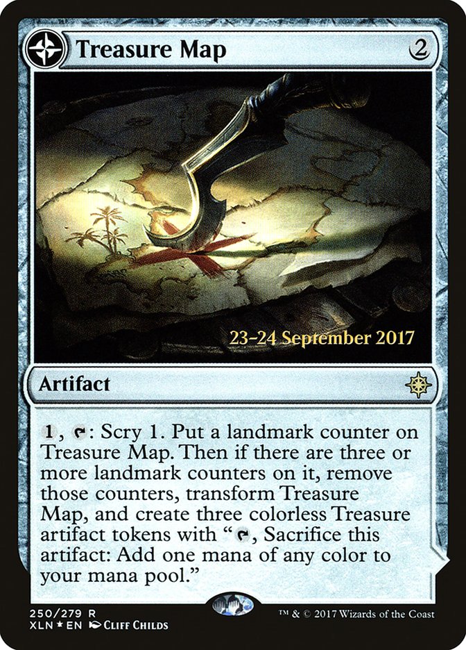 Treasure Map // Treasure Cove [Ixalan Prerelease Promos] | Total Play