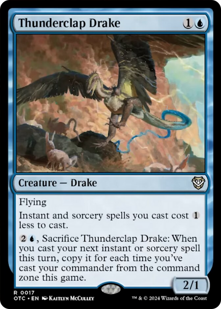 Thunderclap Drake [Outlaws of Thunder Junction Commander] | Total Play