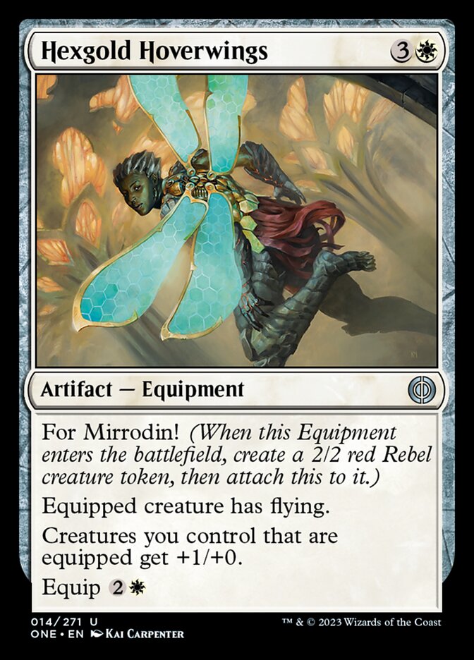 Hexgold Hoverwings [Phyrexia: All Will Be One] | Total Play