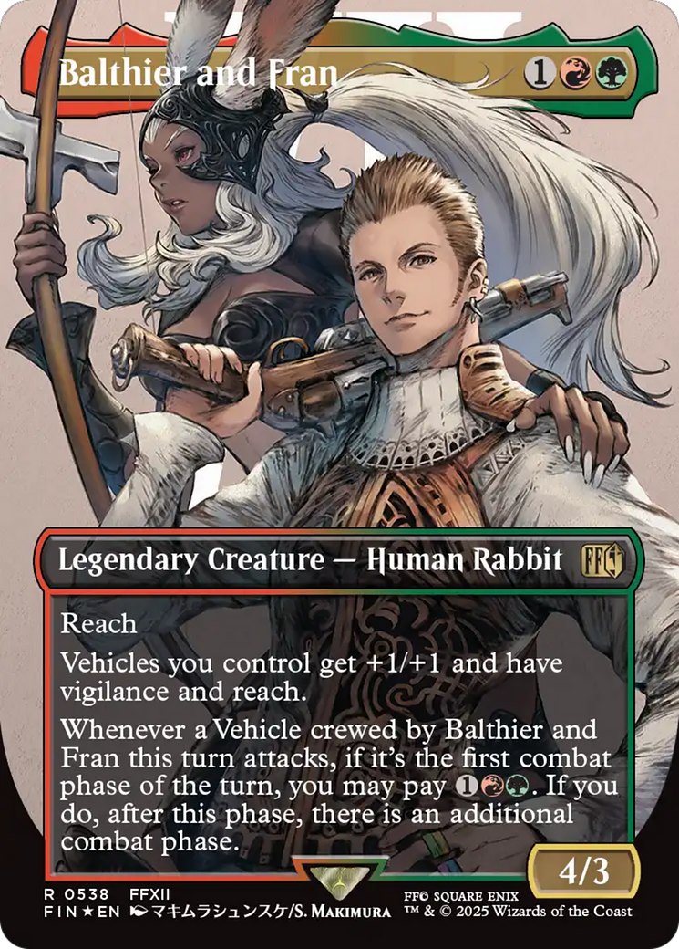 Balthier and Fran (Borderless) (Surge Foil) [FINAL FANTASY] | Total Play