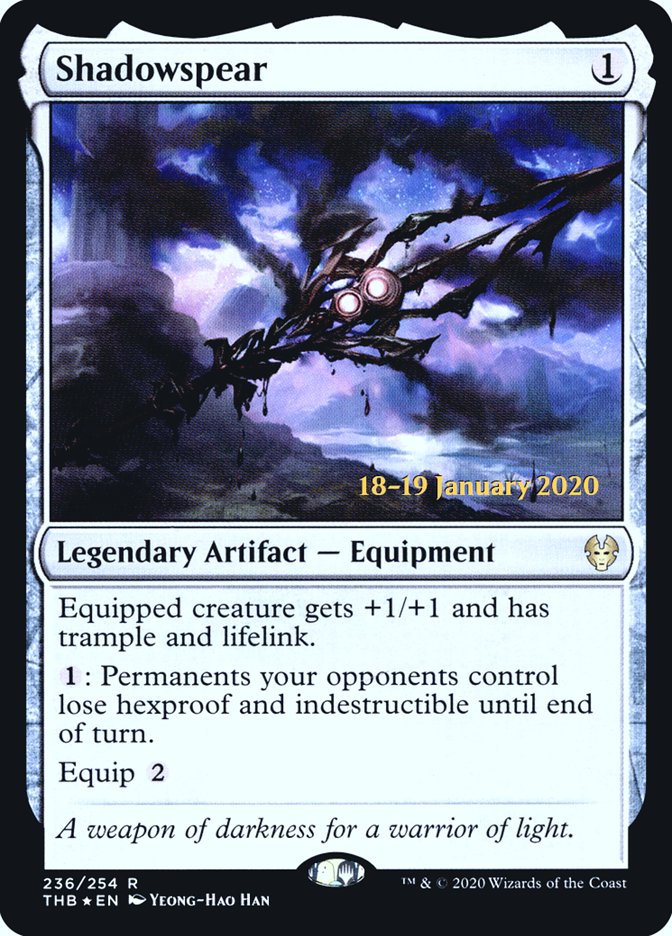 Shadowspear [Theros Beyond Death Prerelease Promos] | Total Play