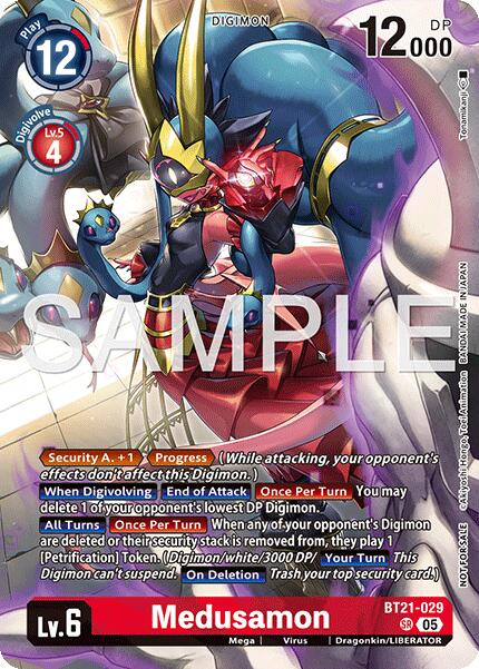 Medusamon [BT21-029] (2026 Dash Pack Campaign) (Alternate Art - Japanese) [World Convergence] | Total Play