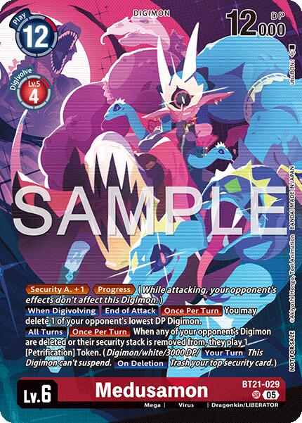 Medusamon [BT21-029] (2026 Dash Pack Campaign) (Alternate Art - Chinese) [World Convergence] | Total Play