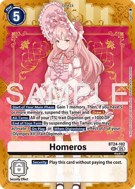 Homeros [BT24-102] [Time Stranger] | Total Play
