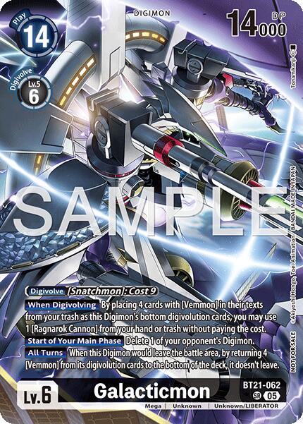 Galacticmon [BT21-062] (2026 Dash Pack Campaign) (Alternate Art - Japanese) [World Convergence] | Total Play