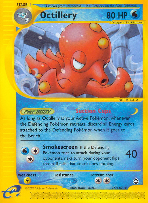 Octillery (26/147) [Aquapolis] | Total Play