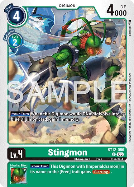 Stingmon [BT12-050] [Advanced Booster Digimon Generation] | Total Play
