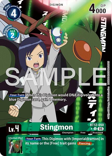 Stingmon [BT12-050] (Alternate Art) [Advanced Booster Digimon Generation] | Total Play