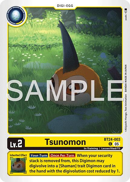 Tsunomon [BT24-003] [Time Stranger] | Total Play