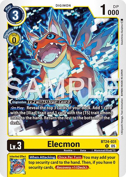 Elecmon [BT24-031] [Time Stranger] | Total Play