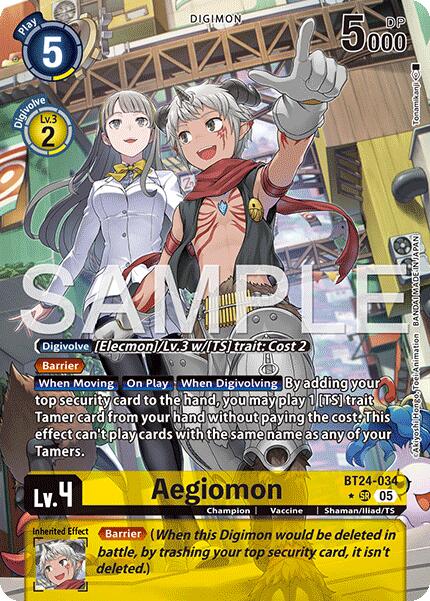 Aegiomon [BT24-034] (Alternate Art) [Time Stranger] | Total Play