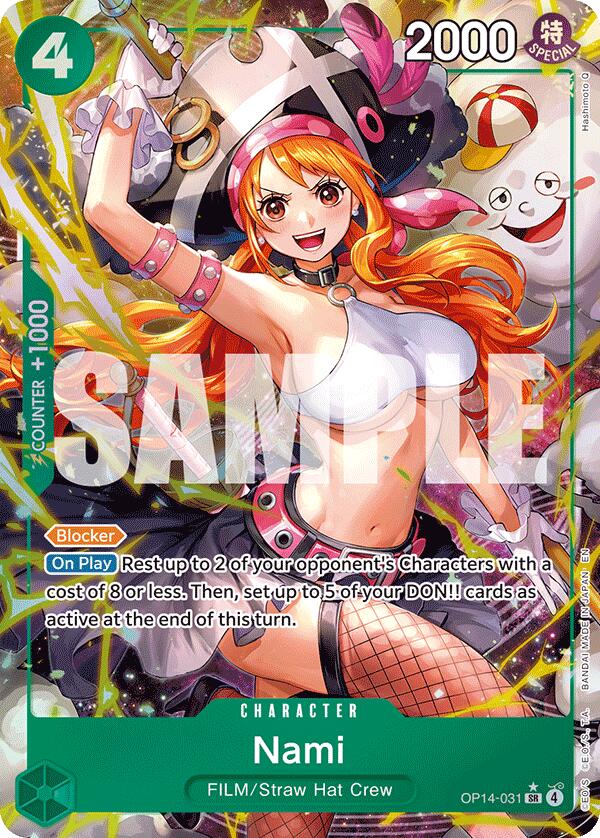 Nami (Alternate Art) [The Azure Sea's Seven] | Total Play