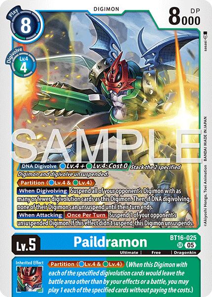 Paildramon [BT16-025] [Advanced Booster Digimon Generation] | Total Play