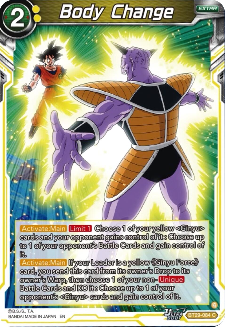 Body Change (BT29-084) [Fearsome Rivals] | Total Play