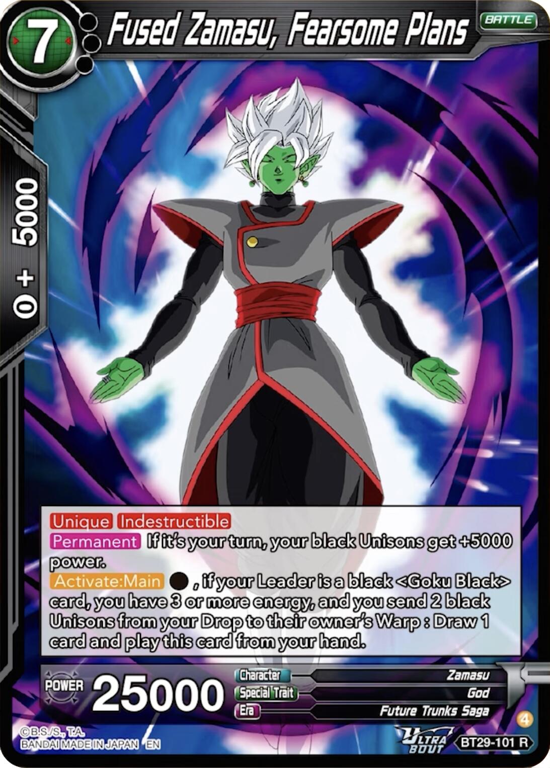 Fused Zamasu, Fearsome Plans (BT29-101) [Fearsome Rivals] | Total Play