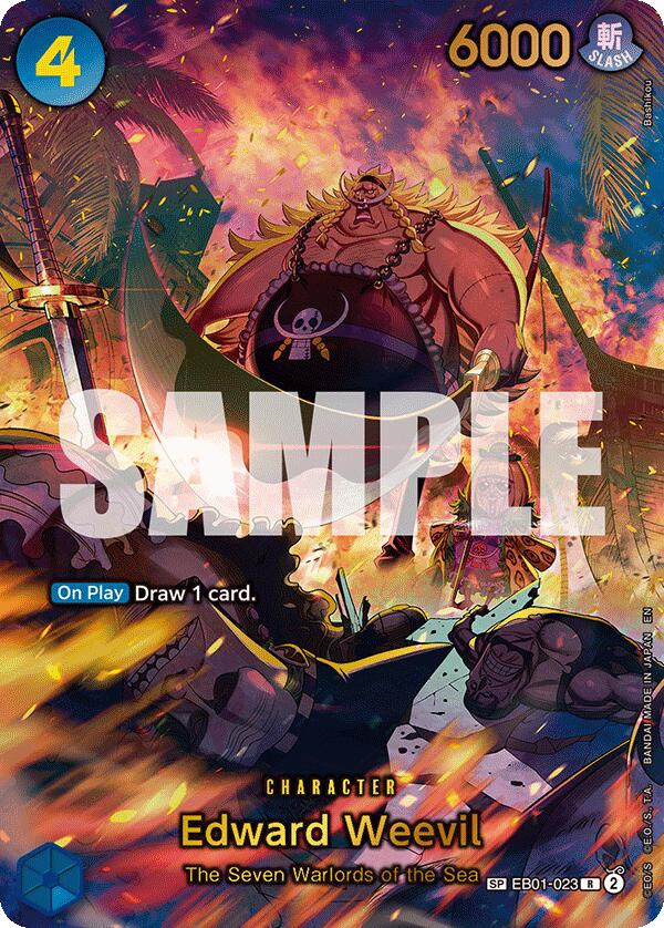 Edward Weevil (EB01-023) (SP) (Alternate Art) [The Azure Sea's Seven] | Total Play