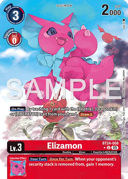 Elizamon [BT24-008] (Box Topper) [Time Stranger] | Total Play