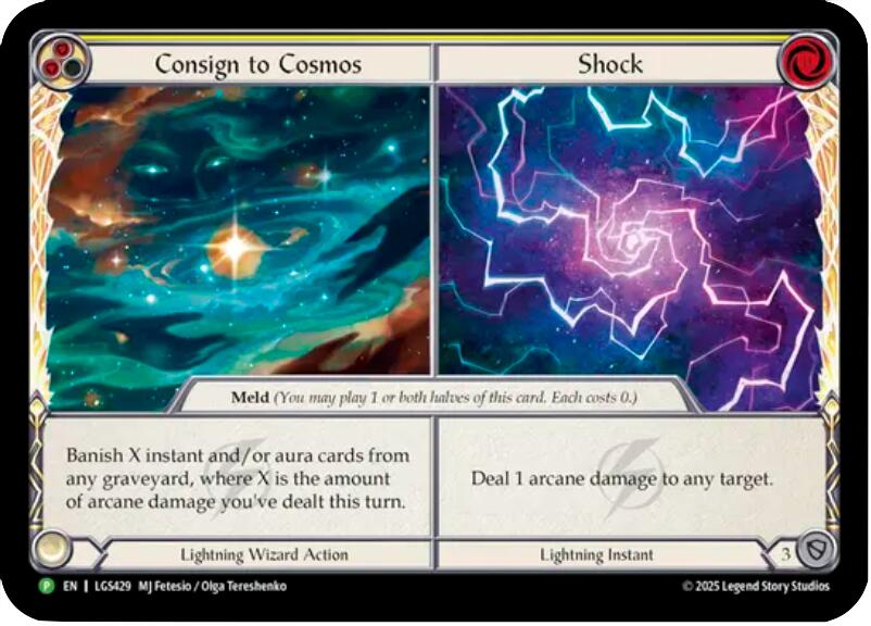 Consign to Cosmos // Shock [LGS429] (Promo)  Cold Foil | Total Play