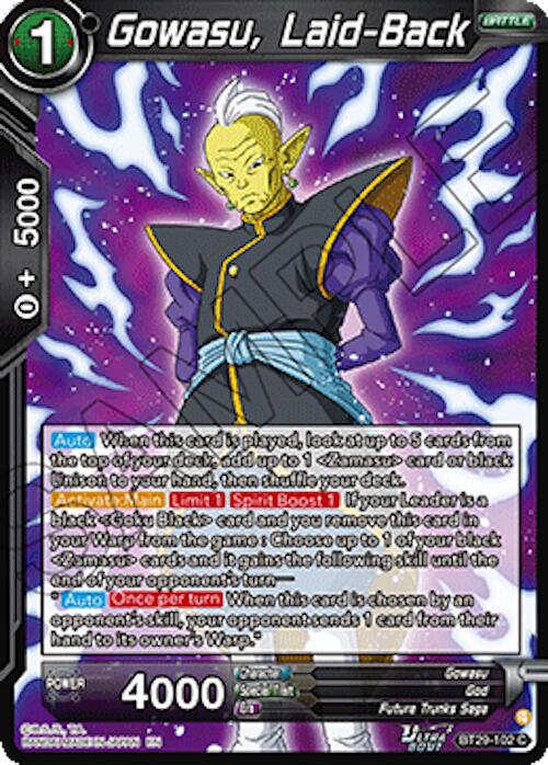 Gowasu, Laid-Back (BT29-102) [Fearsome Rivals] | Total Play