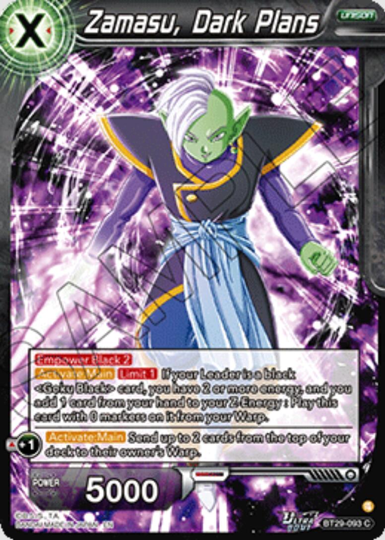 Zamasu, Dark Plans (BT29-093) [Fearsome Rivals] | Total Play
