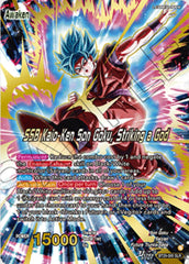 Son Goku // SSB Kaio-Ken Son Goku, Striking a God (SLR) (BT29-085) [Fearsome Rivals] | Total Play