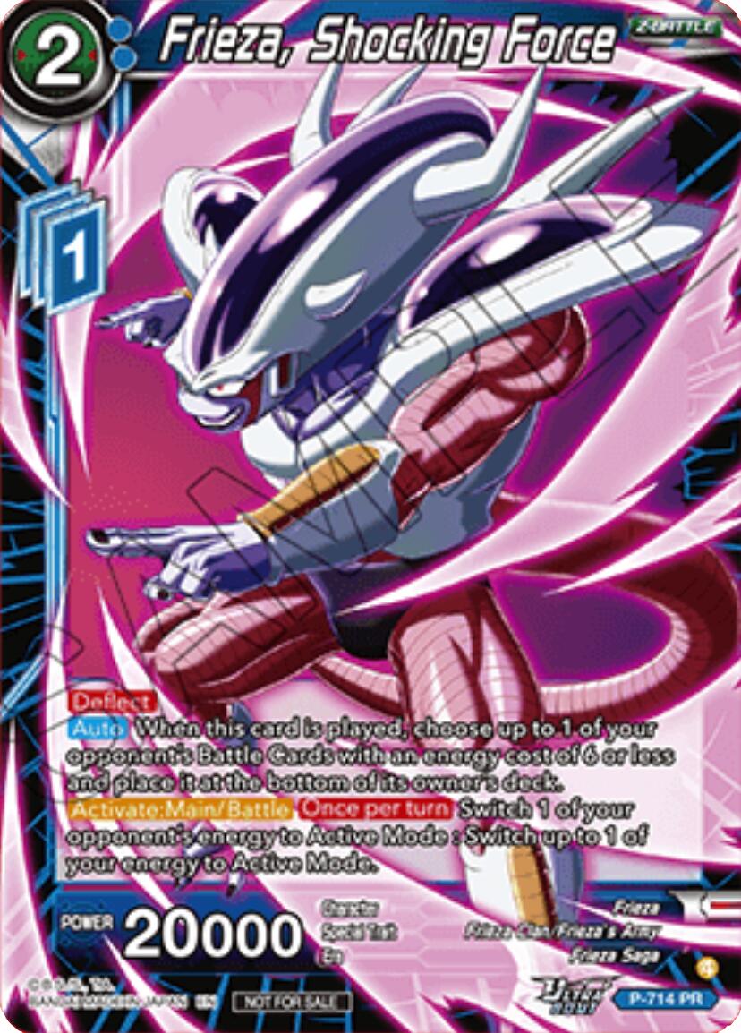 Frieza, Shocking Force (P-714) [Promotion Cards] | Total Play