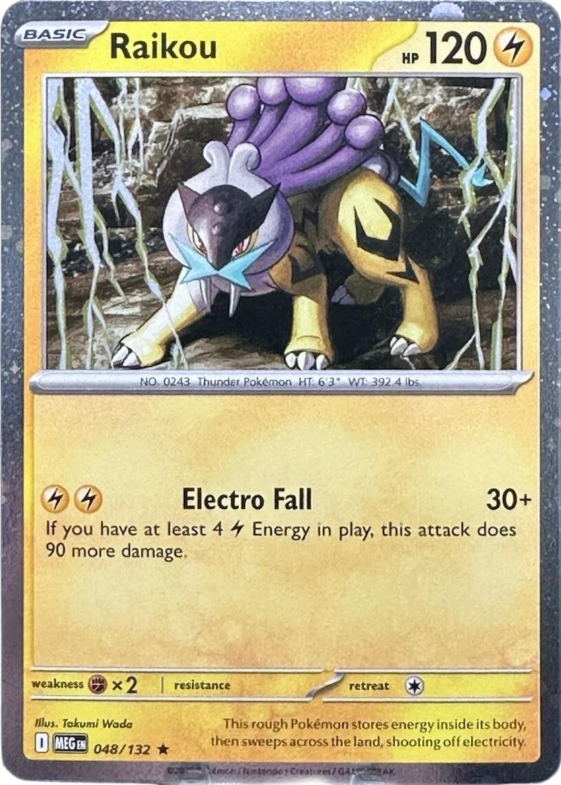 Raikou (048/132) (Cosmo Holo) [Mega Evolution: Base Set] | Total Play