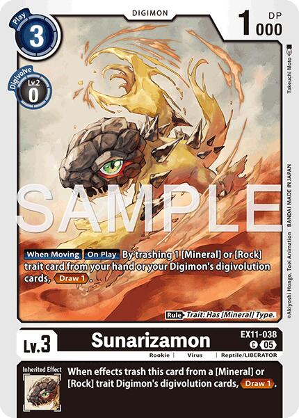 Sunarizamon [EX11-038] [Dawn of Liberator] | Total Play
