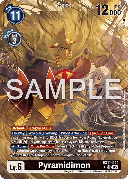 Pyramidimon [EX11-044] (Alternate Art) [Dawn of Liberator] | Total Play