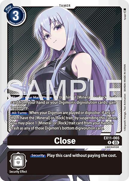 Close [EX11-065] [Dawn of Liberator] | Total Play