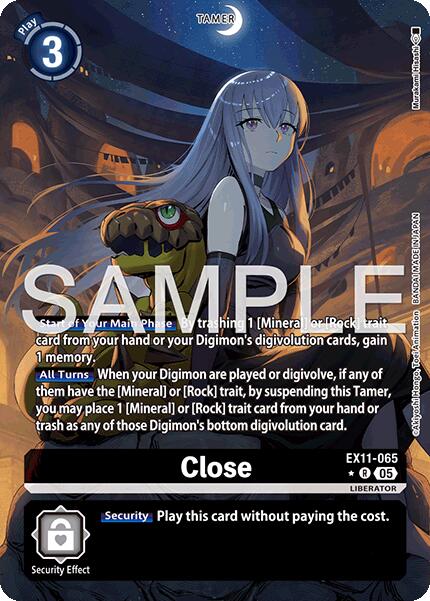 Close [EX11-065] (Alternate Art) [Dawn of Liberator] | Total Play