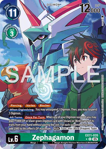 Zephagamon [EX11-035] (Alternate Art) [Dawn of Liberator] | Total Play