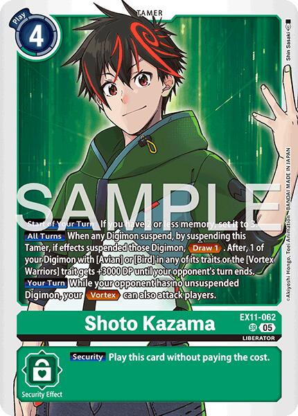 Shoto Kazama [EX11-062] [Dawn of Liberator] | Total Play