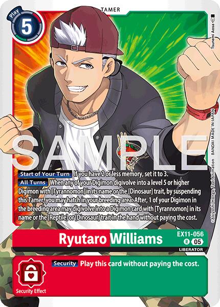 Ryutaro Williams [EX11-056] [Dawn of Liberator] | Total Play