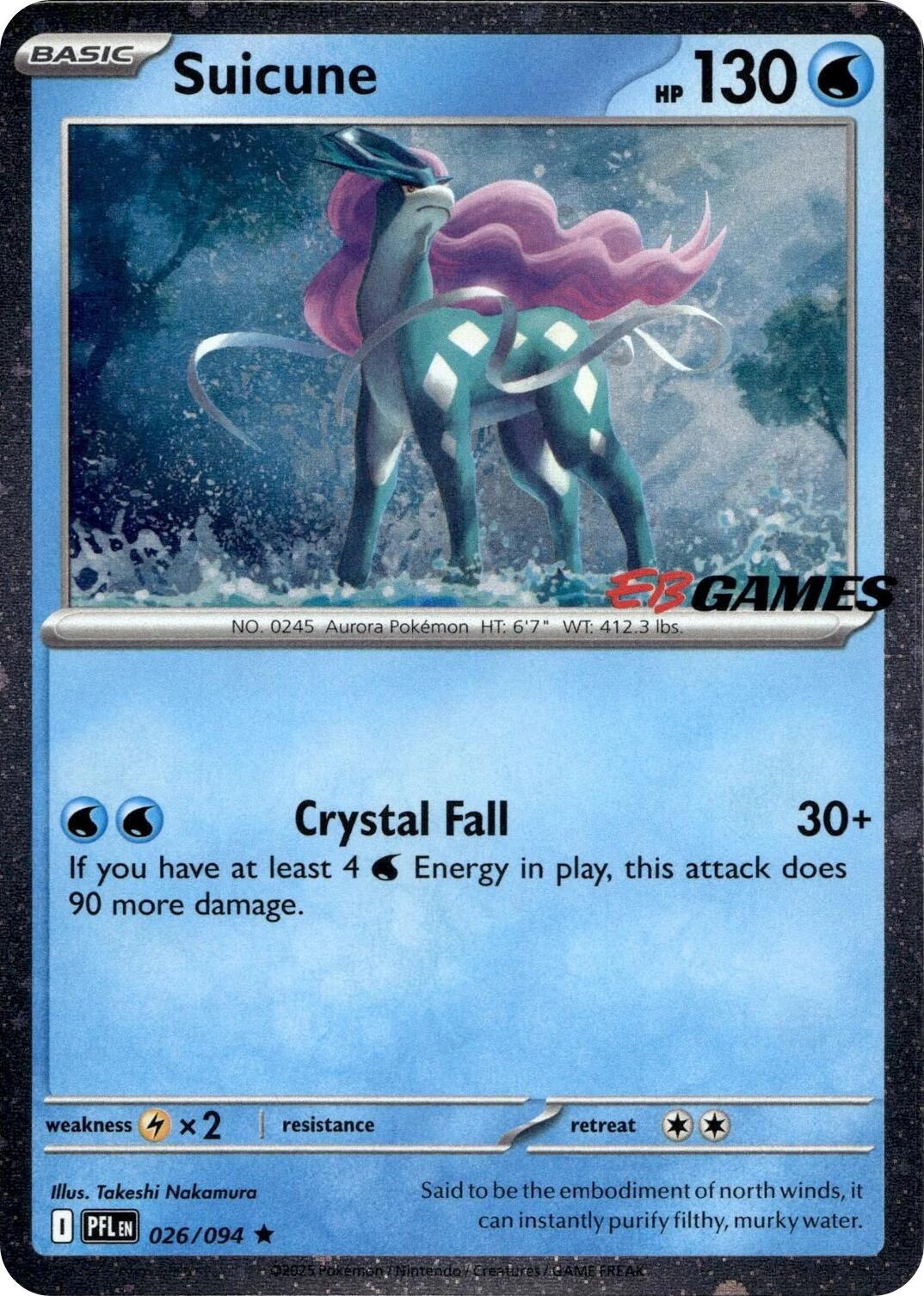 Suicune (026/094) (EB Games Exclusive) [Miscellaneous Cards] | Total Play