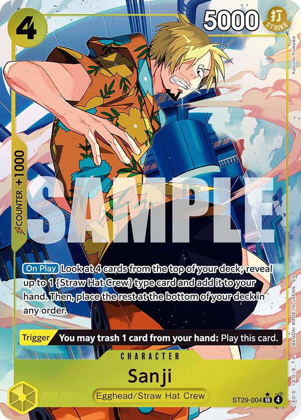 Sanji (Full Art) [Starter Deck: Egghead] | Total Play