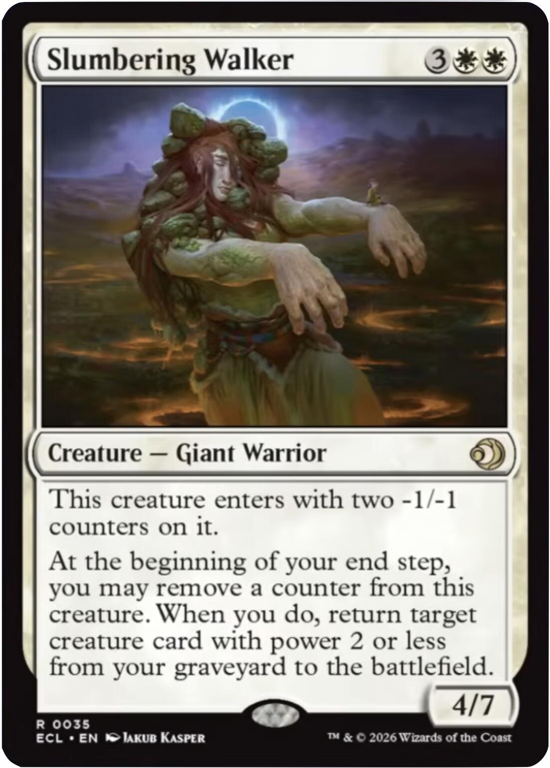 Slumbering Walker [Lorwyn Eclipsed] | Total Play