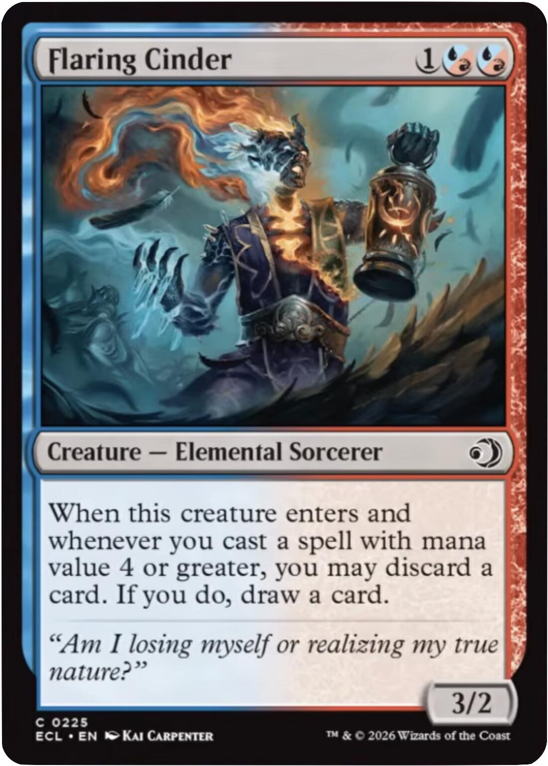 Flaring Cinder [Lorwyn Eclipsed] | Total Play
