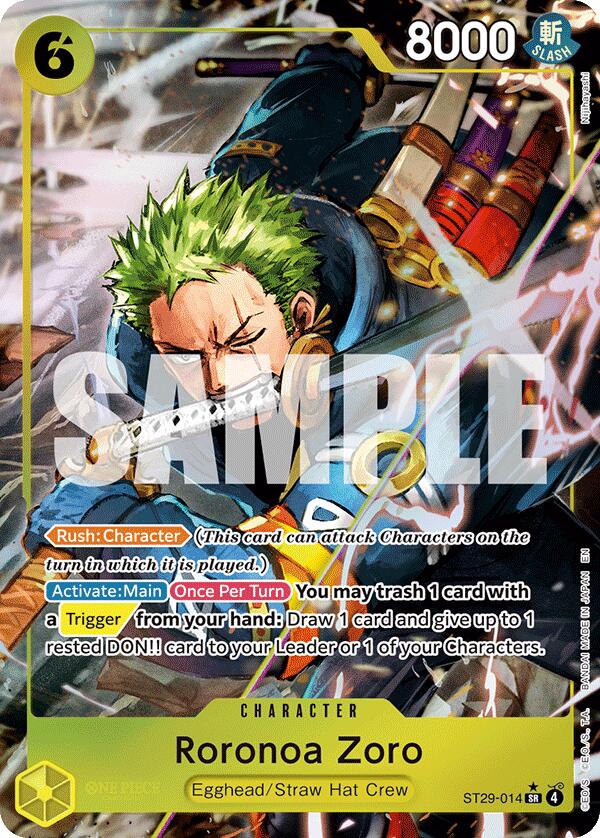 Roronoa Zoro (Full Art) [Starter Deck: Egghead] | Total Play